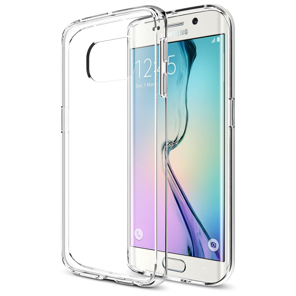 gebruiker Meedogenloos snel Galaxy S6 Edge Case , Trianium [Clear Cushion]