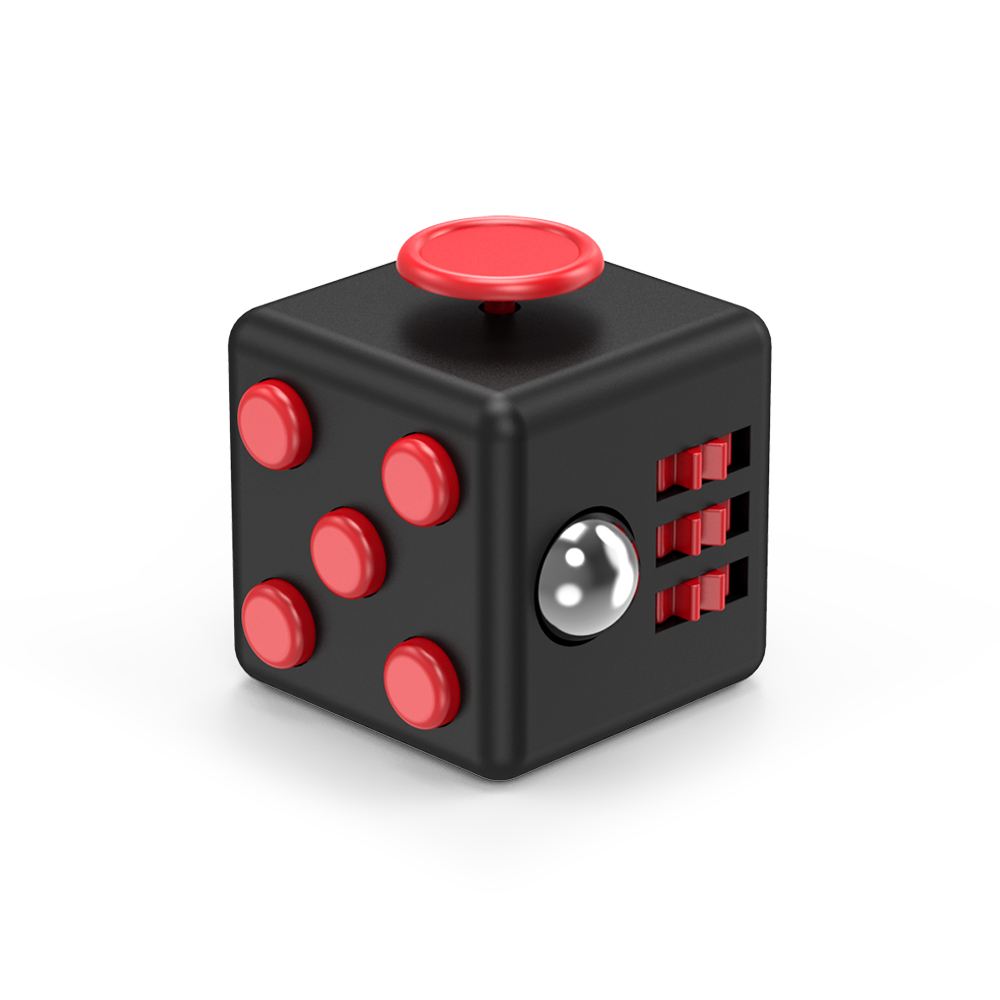 Trianium Ultraproof Fidget Cube Anti-Stress/Anti-anxiety and Ball Toys for Children, Teens, and Adults [Easy Carrying] Active Dice Stress Reliever for Work, School, Class