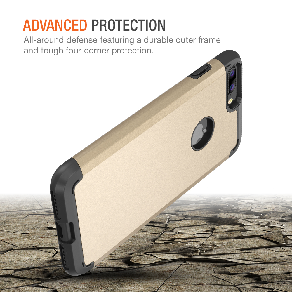 スマートフォン/携帯電話 スマートフォン本体 Trianium [Protanium Series] for iPhone 8 Plus – Gold