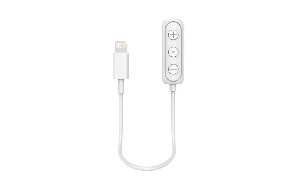 iPhone Lightning to 3.5mm Headphone Jack HIFI Adapter – White