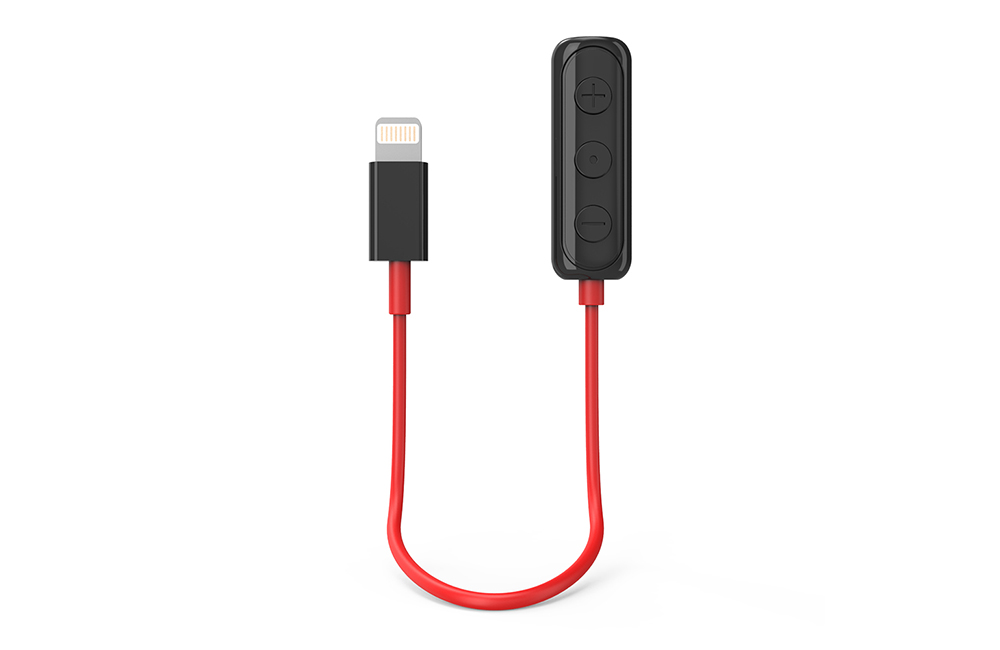iPhone Lightning to 3.5mm Headphone Jack HIFI Adapter – Red