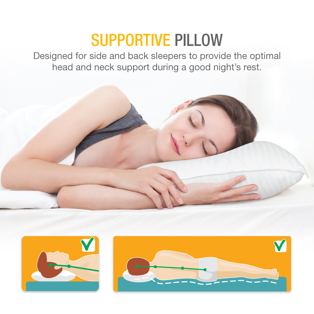 Luxury Plush Gel Bed Pillow For H DreamNorth PREMIUM Gel Pillow Loft Pack of 2 